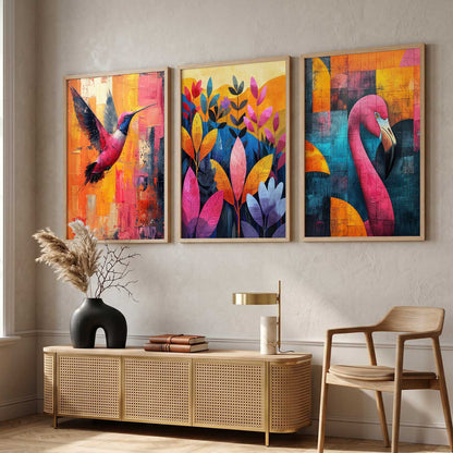 Modern Wall  Art Paintings for Living Room - Wall Poster With frames