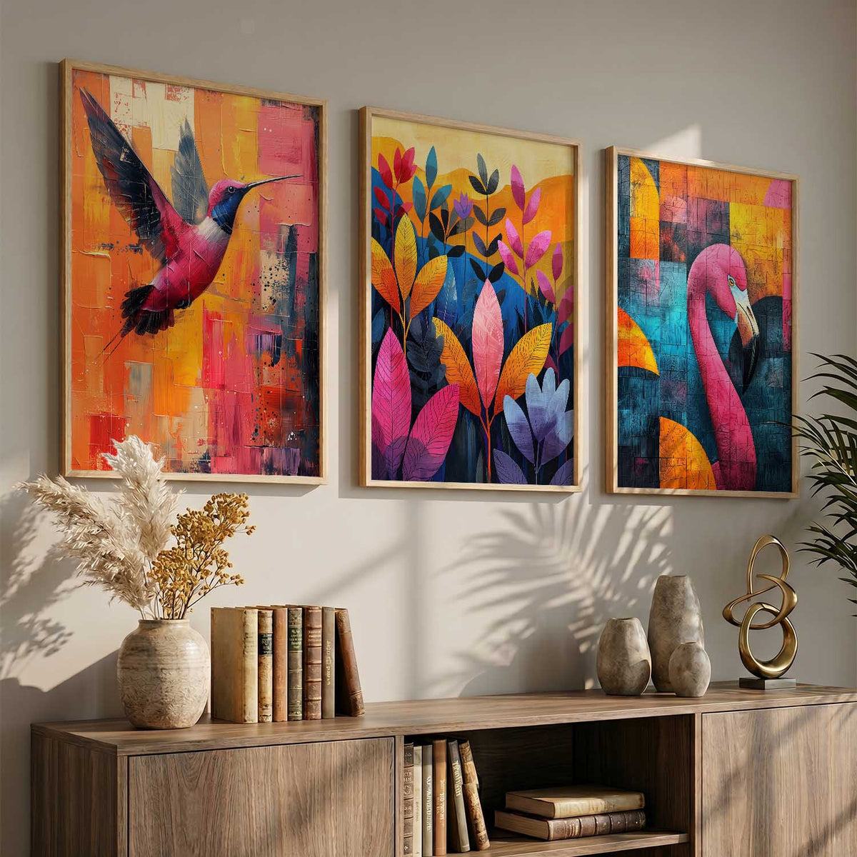 Modern Wall  Art Paintings for Living Room - Wall Poster With frames