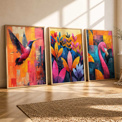Modern Wall  Art Paintings for Living Room - Wall Poster With frames