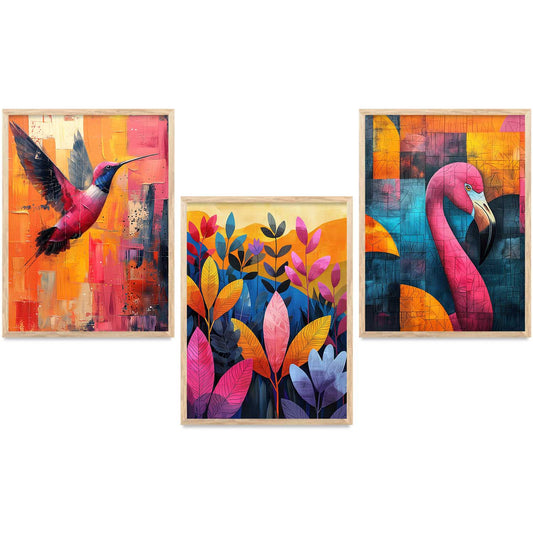 Modern Wall  Art Paintings for Living Room - Wall Poster With frames