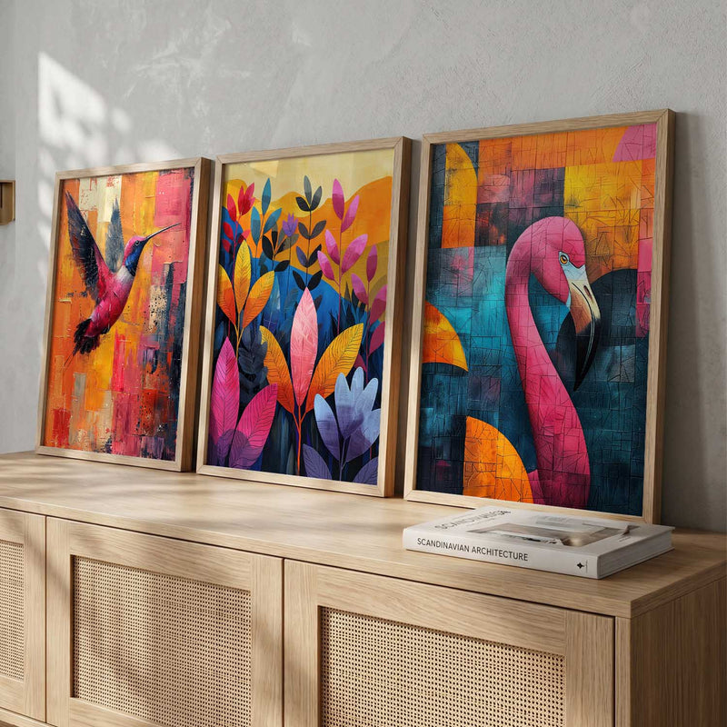 Modern Wall  Art Paintings for Living Room - Wall Poster With frames