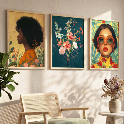 Modern  Wall  Art Paintings for Living Room - Wall Poster With frames