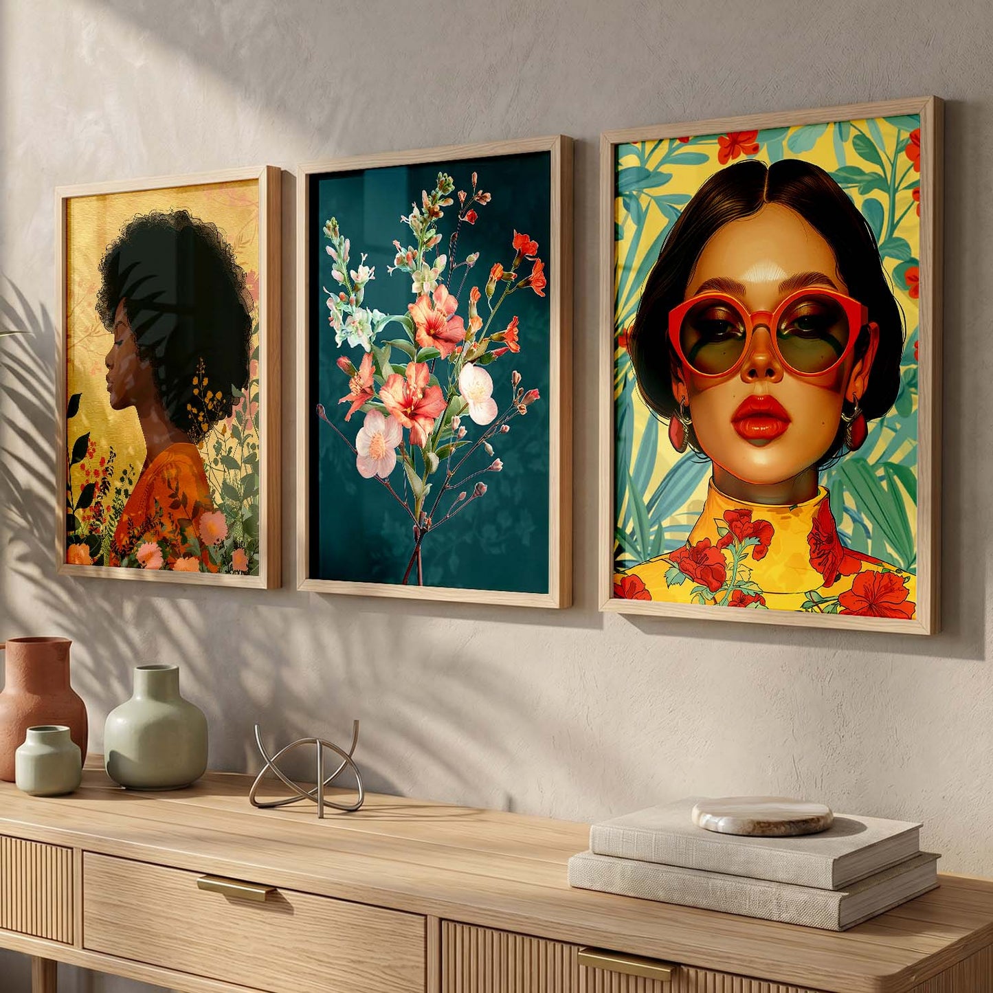 Modern  Wall  Art Paintings for Living Room - Wall Poster With frames