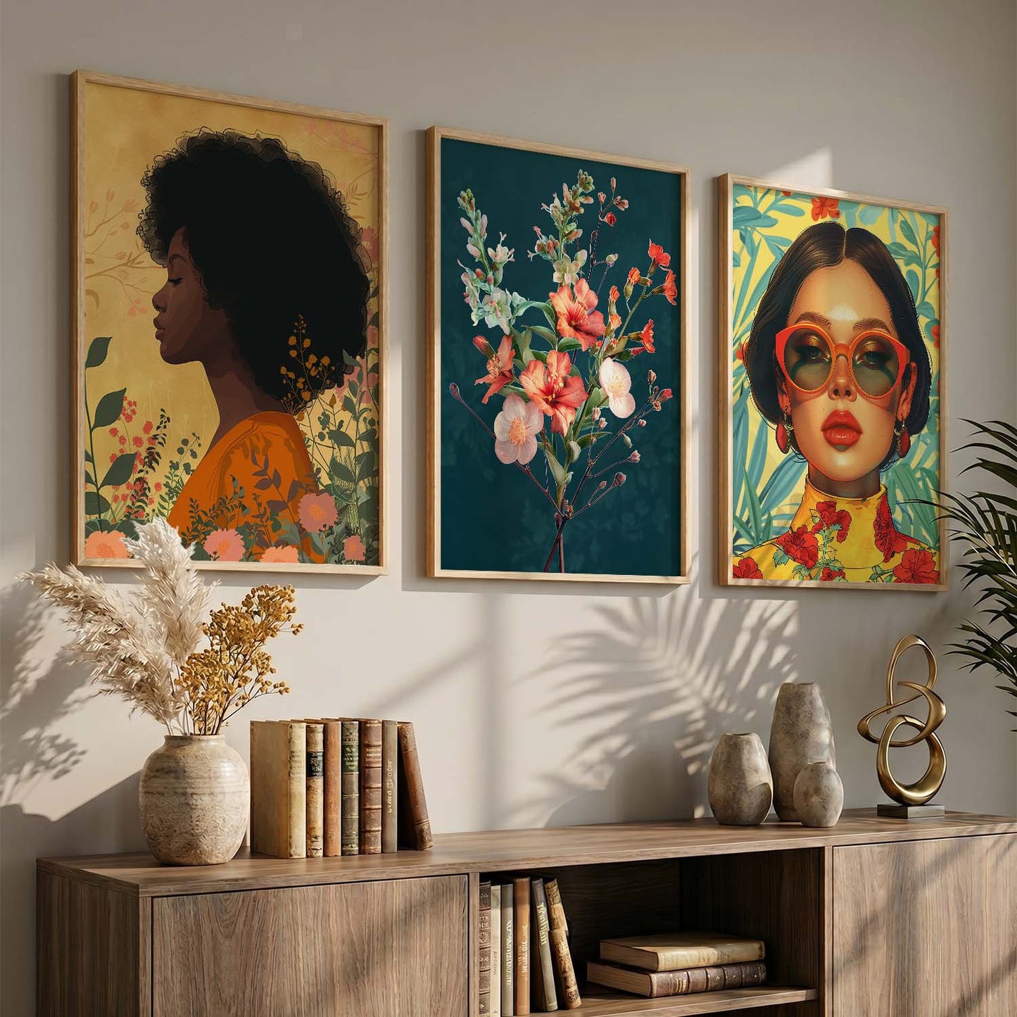 Modern  Wall  Art Paintings for Living Room - Wall Poster With frames