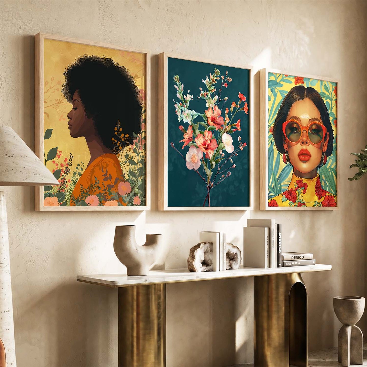 Modern  Wall  Art Paintings for Living Room - Wall Poster With frames