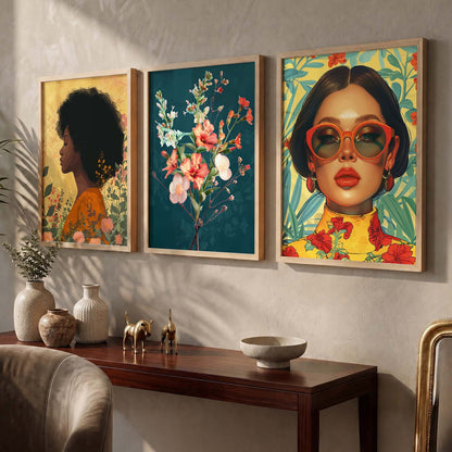 Modern  Wall  Art Paintings for Living Room - Wall Poster With frames
