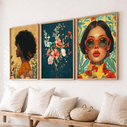 Modern  Wall  Art Paintings for Living Room - Wall Poster With frames