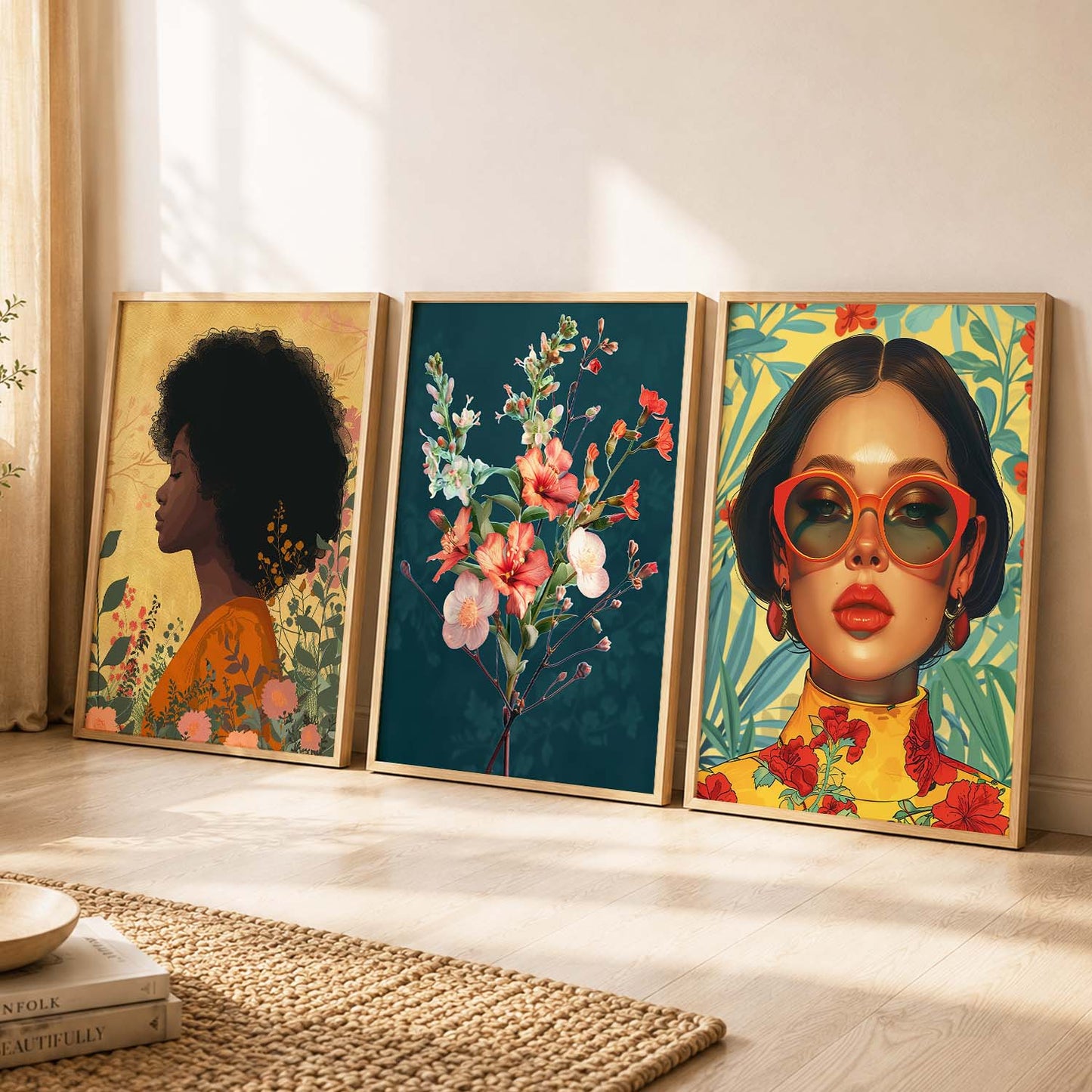 Modern  Wall  Art Paintings for Living Room - Wall Poster With frames