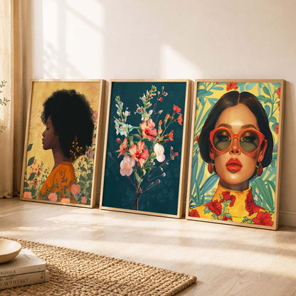 Modern  Wall  Art Paintings for Living Room - Wall Poster With frames