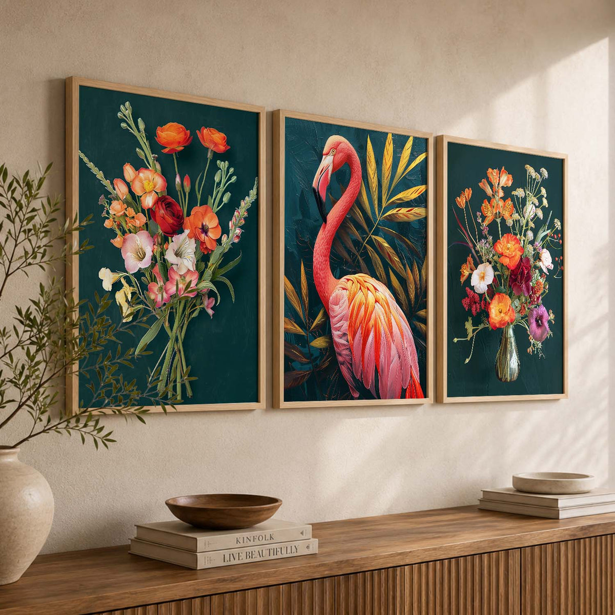 Modern Wall Art Paintings for Living Room - Wall Poster With frames