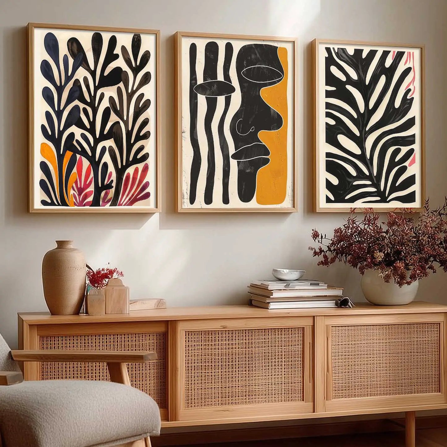 Modern   Wall  Art  Paintings for Living Room - Wall Poster With frames