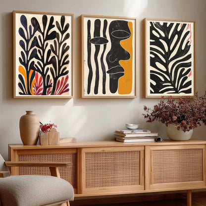 Modern   Wall  Art  Paintings for Living Room - Wall Poster With frames