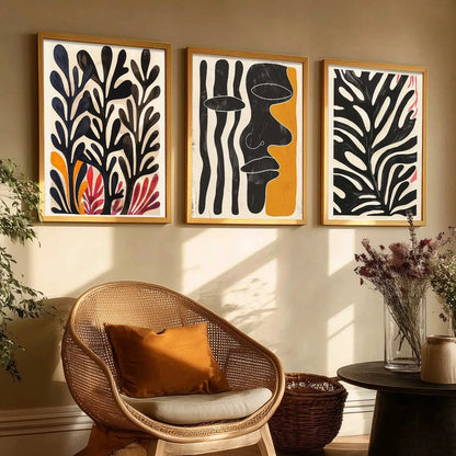 Modern   Wall  Art  Paintings for Living Room - Wall Poster With frames