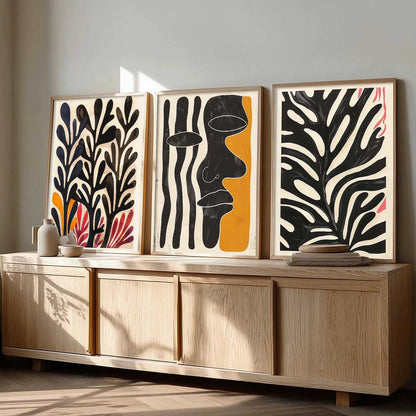 Modern   Wall  Art  Paintings for Living Room - Wall Poster With frames