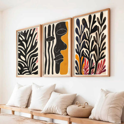 Modern   Wall  Art  Paintings for Living Room - Wall Poster With frames