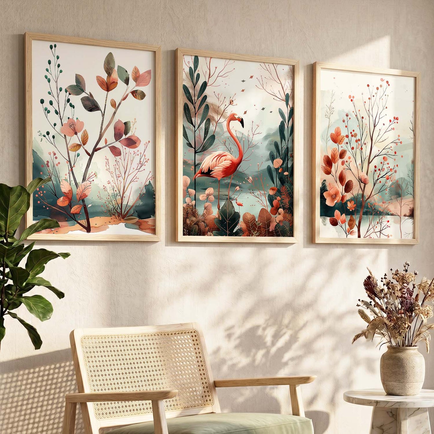 Traditional Wall Art Paintings for Living Room - Wall Poster With frames