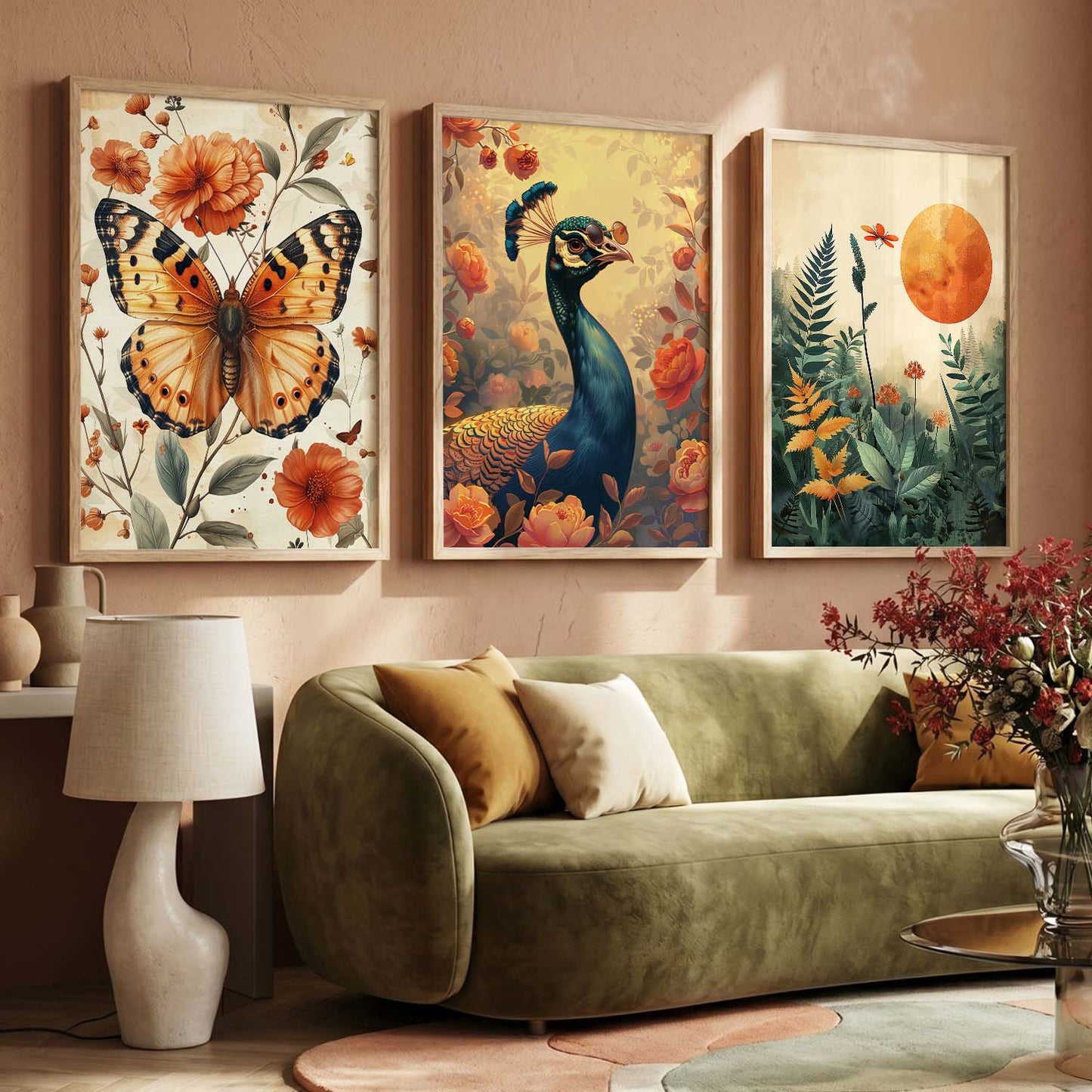 Modern Wall Art Paintings for Living Room - Wall Poster With frames