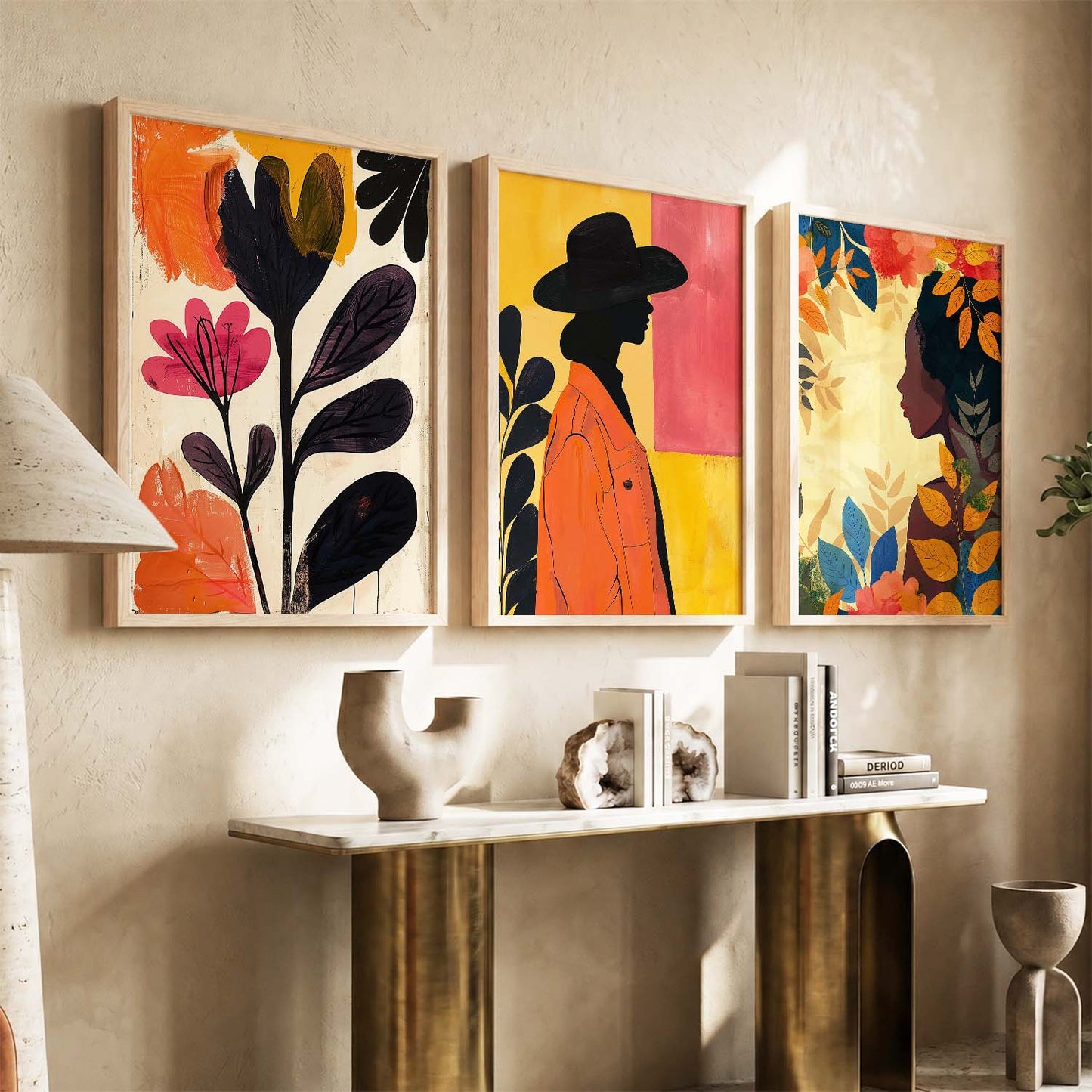 Modern  Wall   Art  Paintings for Living Room - Wall Poster With frames