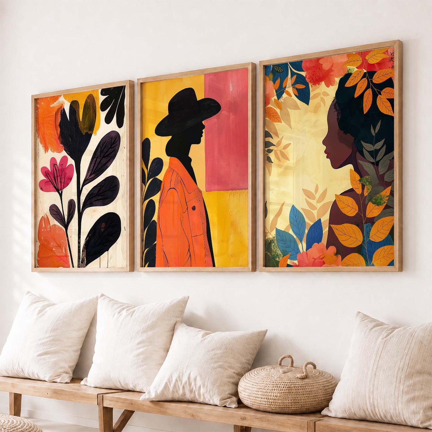Modern  Wall   Art  Paintings for Living Room - Wall Poster With frames