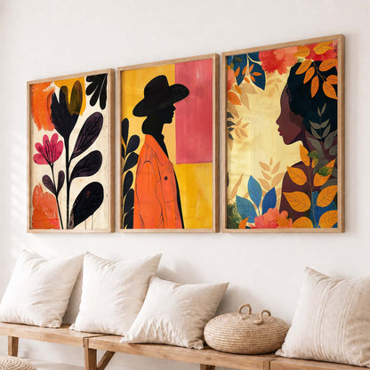 Modern  Wall   Art  Paintings for Living Room - Wall Poster With frames