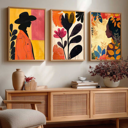 Modern  Wall   Art  Paintings for Living Room - Wall Poster With frames