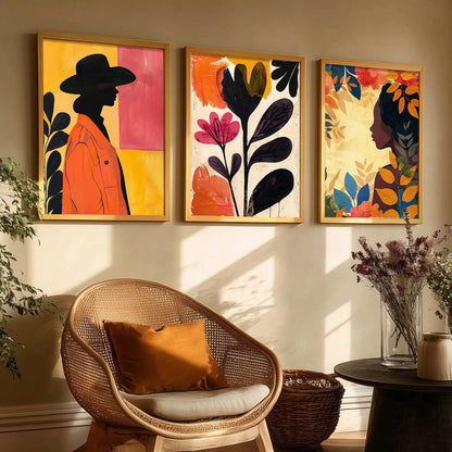 Modern  Wall   Art  Paintings for Living Room - Wall Poster With frames