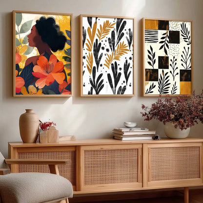 Modern  Wall Art Paintings for Living Room - Wall Poster With frames