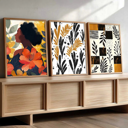 Modern  Wall Art Paintings for Living Room - Wall Poster With frames
