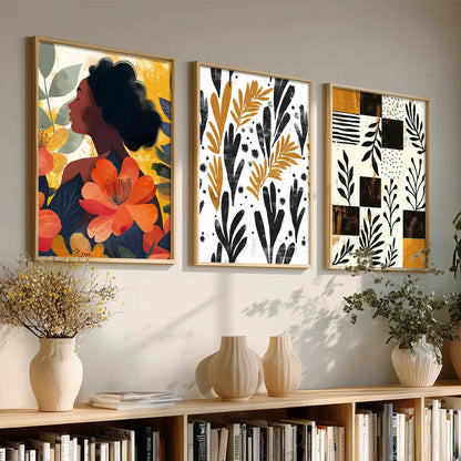 Modern  Wall Art Paintings for Living Room - Wall Poster With frames
