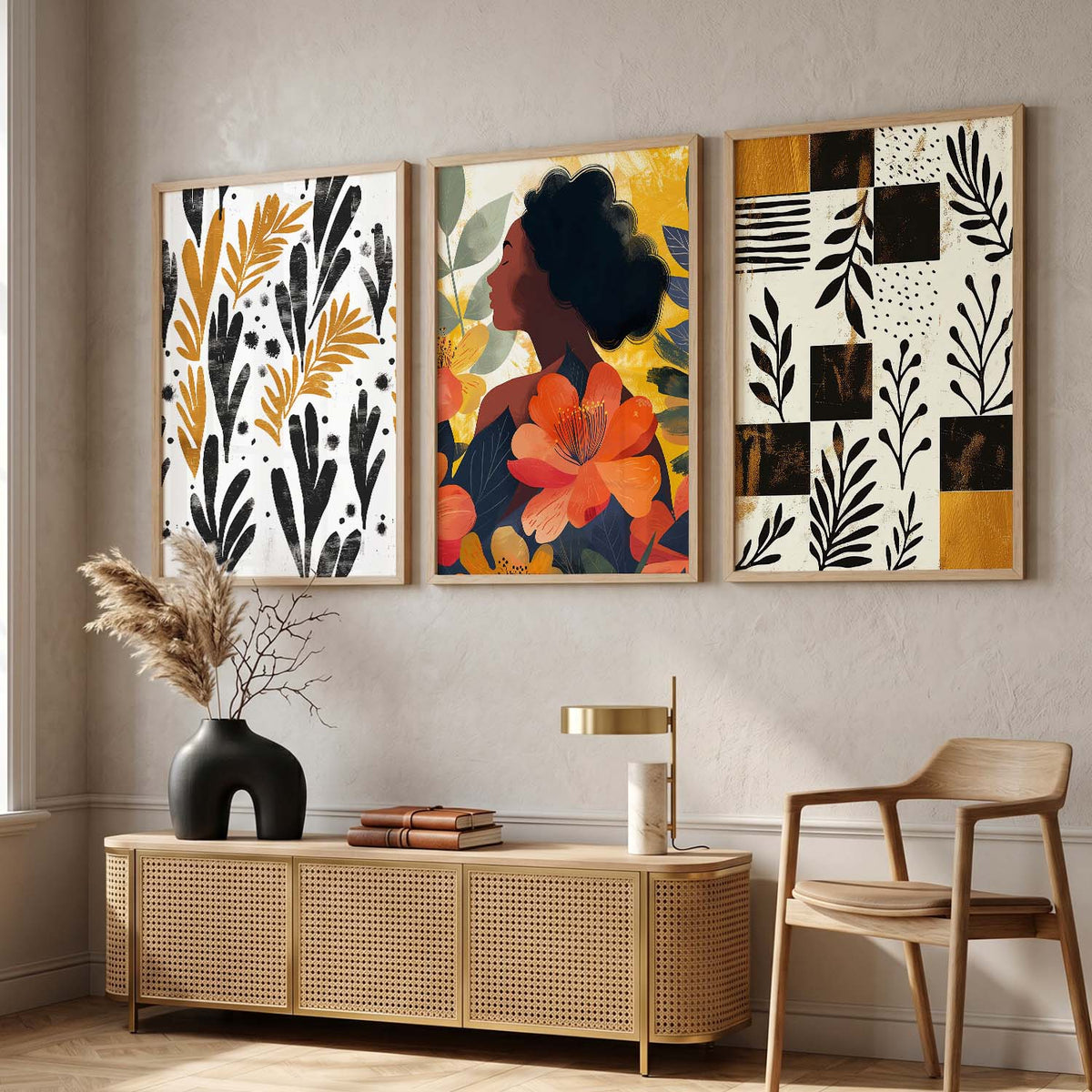 Modern  Wall Art Paintings for Living Room - Wall Poster With frames
