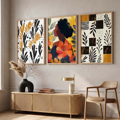Modern  Wall Art Paintings for Living Room - Wall Poster With frames