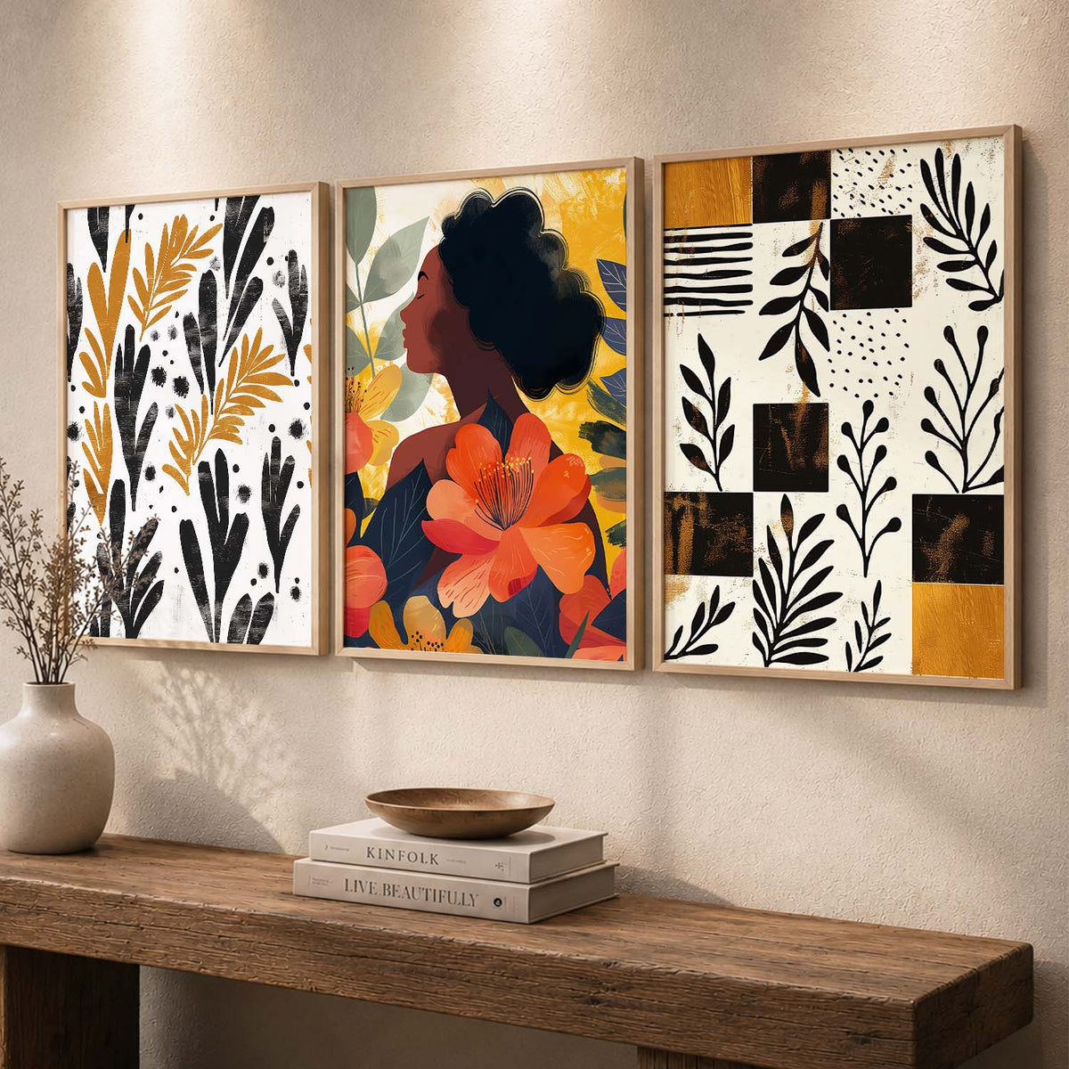 Modern  Wall Art Paintings for Living Room - Wall Poster With frames