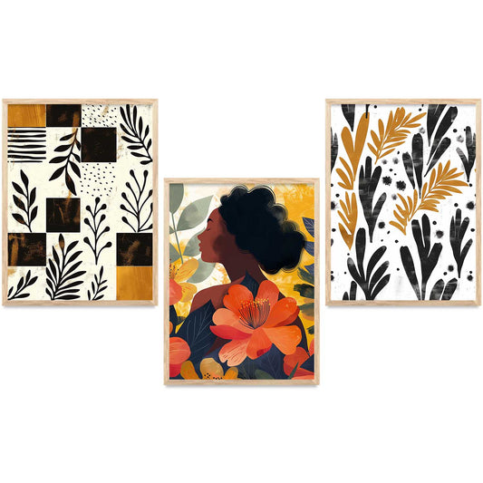 Modern  Wall Art Paintings for Living Room - Wall Poster With frames