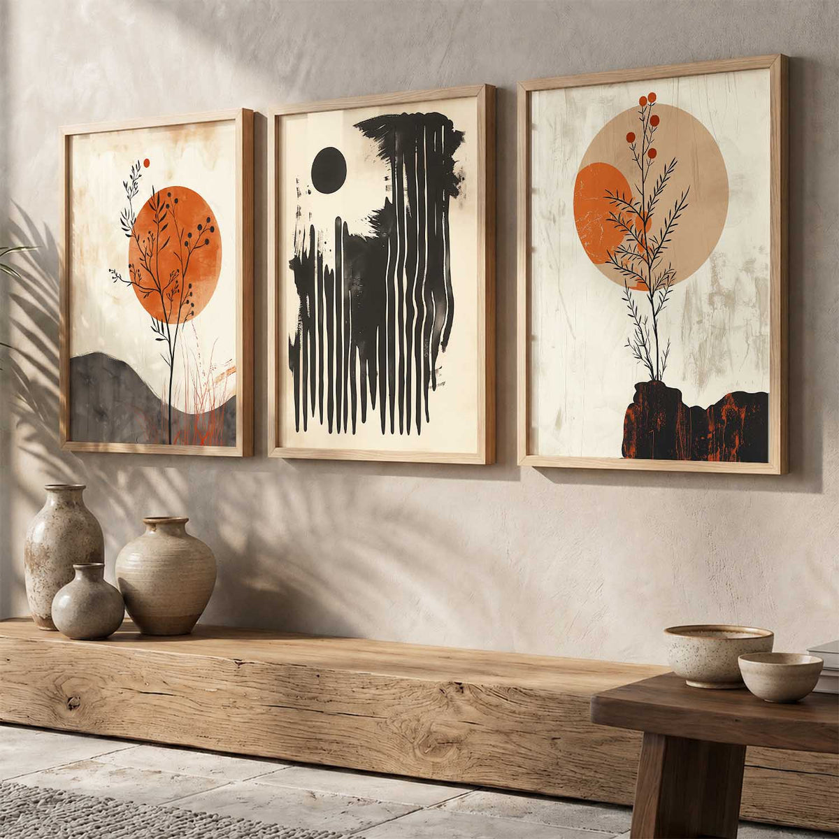 Modern  Wall  Art Paintings for Living Room - Wall Poster With frames