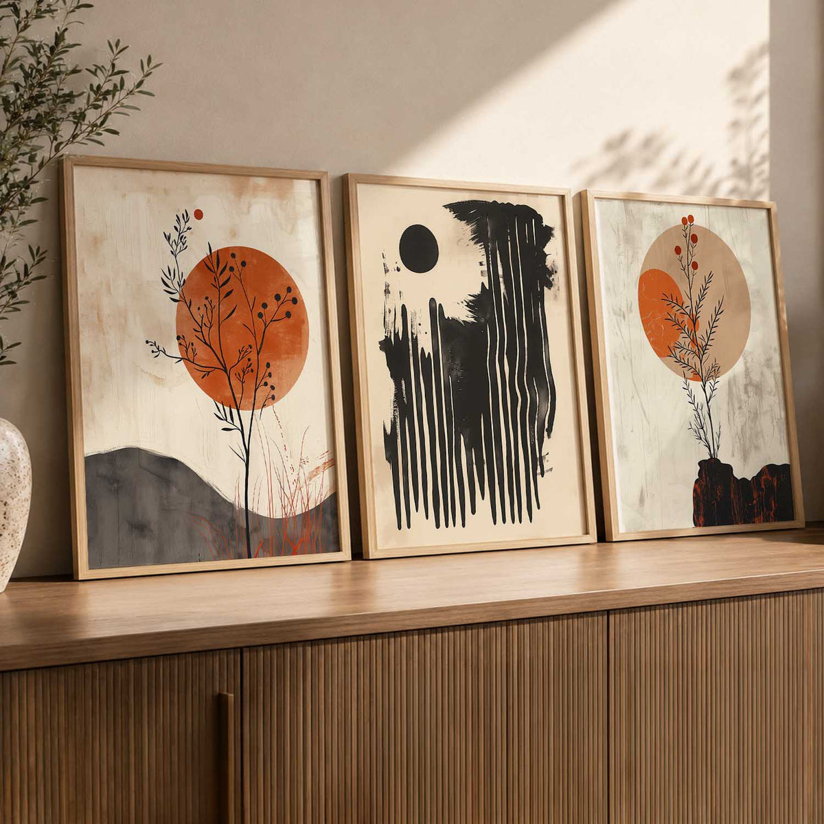 Modern  Wall  Art Paintings for Living Room - Wall Poster With frames