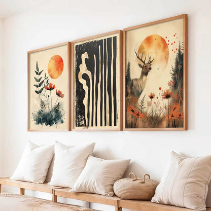 Modern Wall Art Paintings for Living Room - Wall Poster With frames by Kotart store