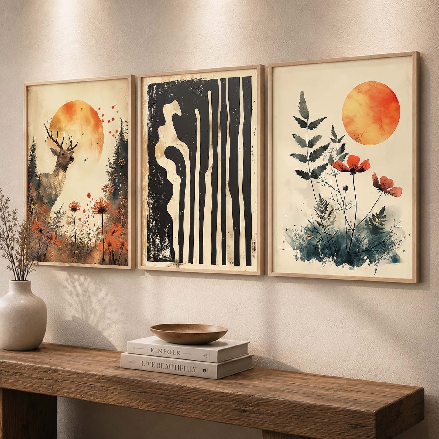 Modern Wall Art Paintings for Living Room - Wall Poster With frames