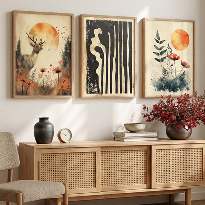 Modern Wall Art Paintings for Living Room - Wall Poster With frames