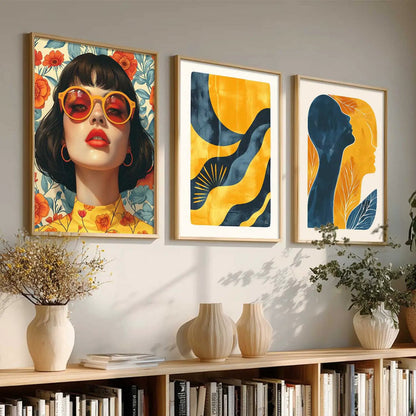 Modern  Wall  Art  Paintings for Living Room - Wall Poster With frames