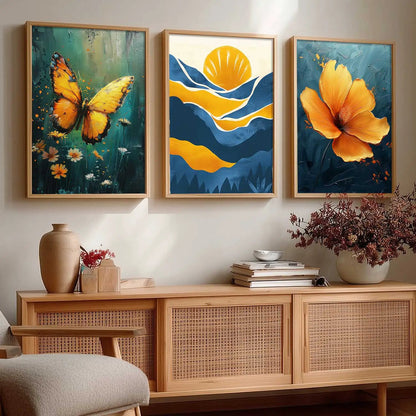 Modern Wall Art Paintings for Living Room - Wall Poster With frames