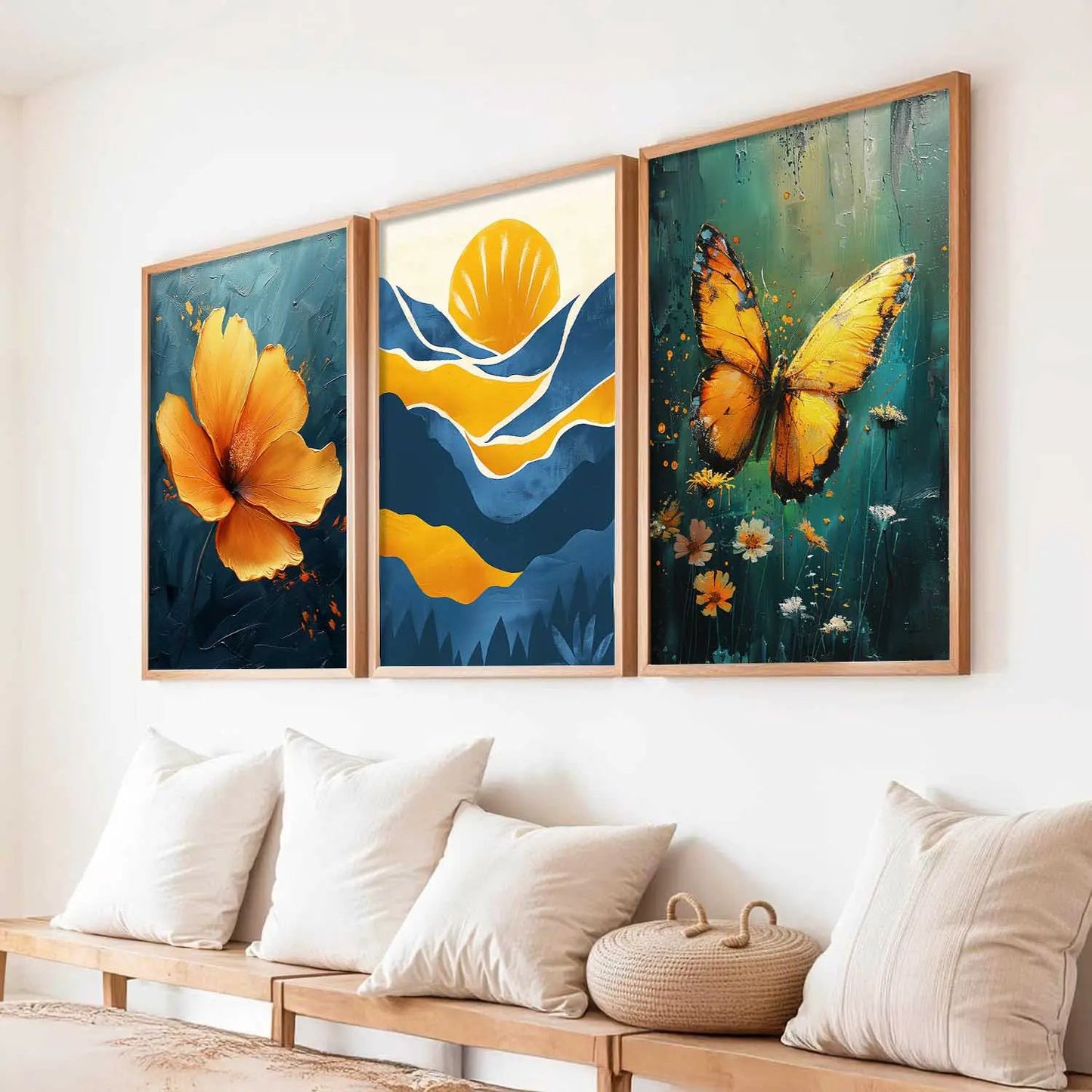 Modern Wall Art Paintings for Living Room - Wall Poster With frames