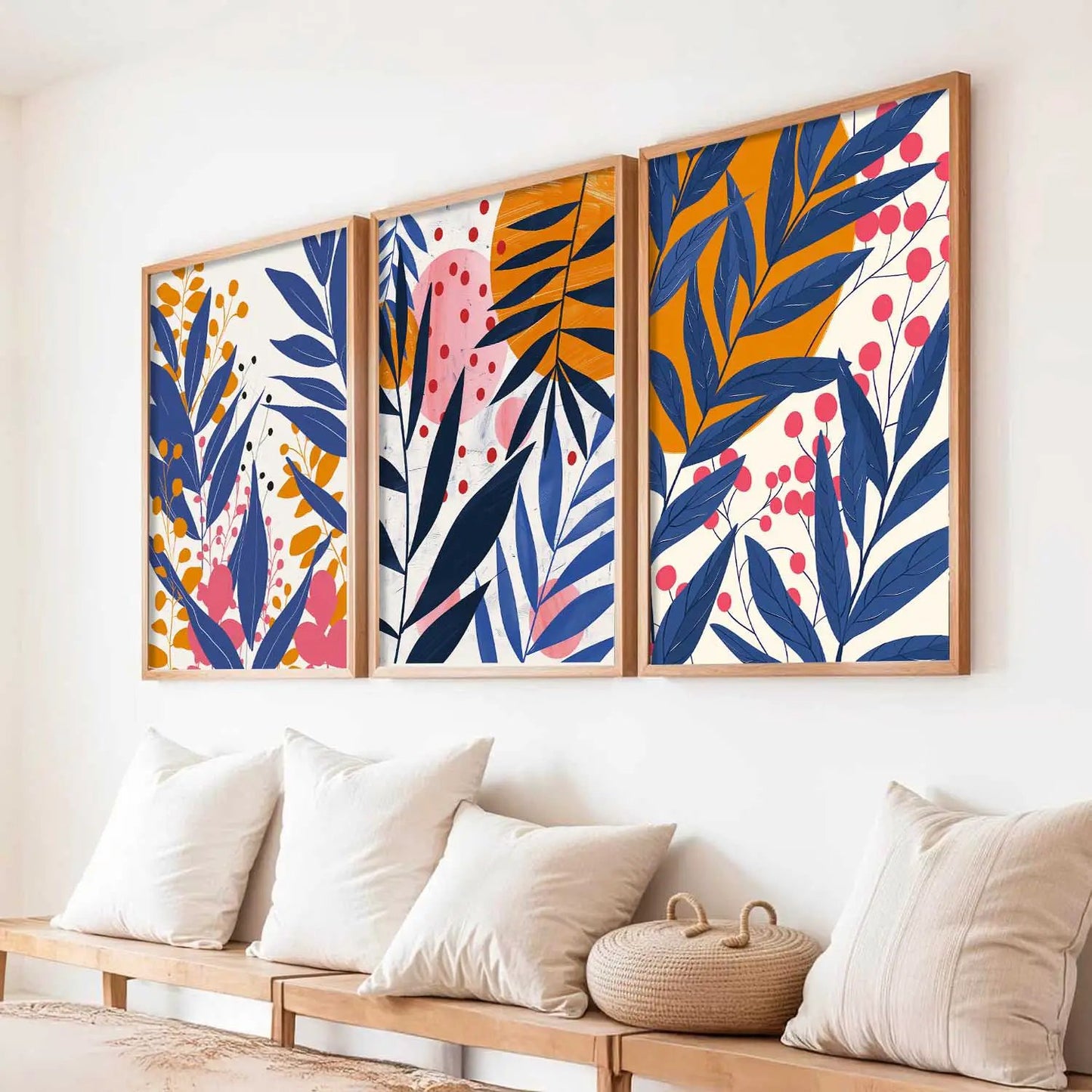 Floral Wall  Art Paintings for Living Room - Wall Poster With frames