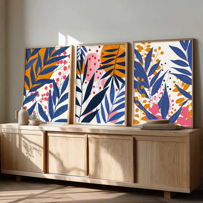 Floral Wall  Art Paintings for Living Room - Wall Poster With frames