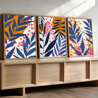 Floral Wall  Art Paintings for Living Room - Wall Poster With frames