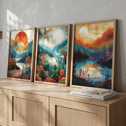 Modern  Wall  Art Paintings for Living Room - Wall Poster With frames