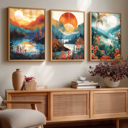 Modern  Wall  Art Paintings for Living Room - Wall Poster With frames