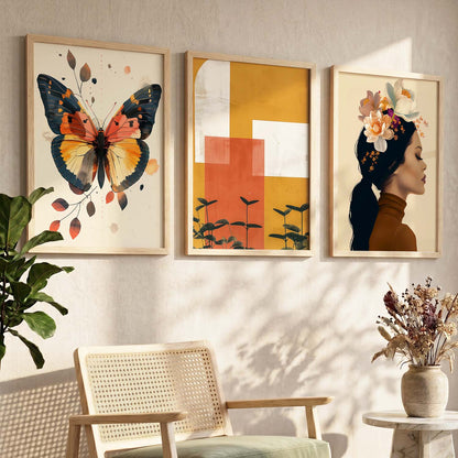 Modern Wall Art Paintings for Living Room - Wall Poster With frames