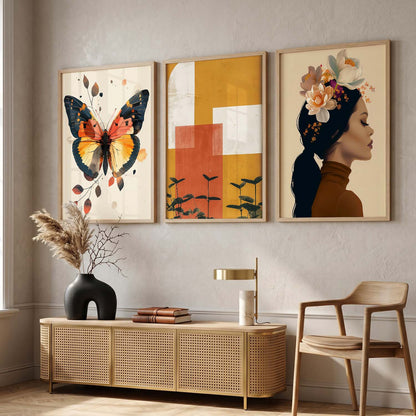 Modern Wall Art Paintings for Living Room - Wall Poster With frames