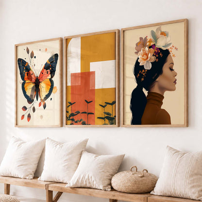 Modern Wall Art Paintings for Living Room - Wall Poster With frames