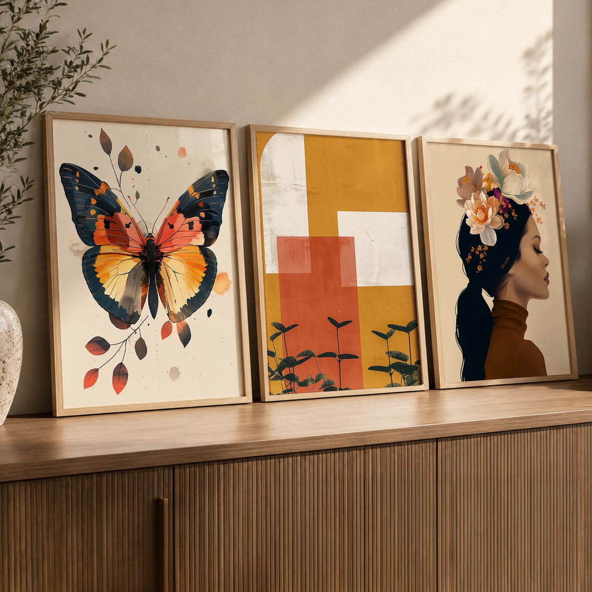 Modern Wall Art Paintings for Living Room - Wall Poster With frames